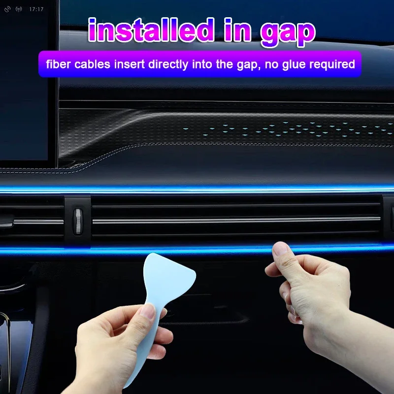 Luz de ambiente Interior de co - Led Ambient Interior Car Lights App Control reseña y precio