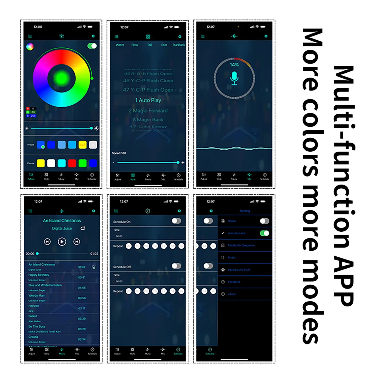 Luz de ambiente Interior de co - Led Ambient Interior Car Lights App Control reseña y precio
