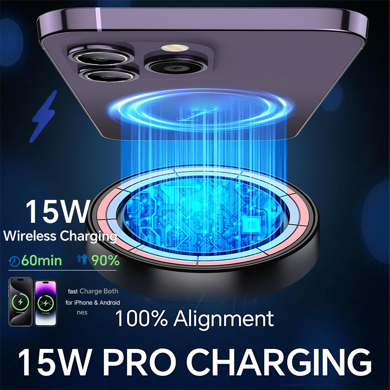 UYUXIO 15W carga rápida parabr - Wireless Car Charger Mount Fast Charging reseña y precio
