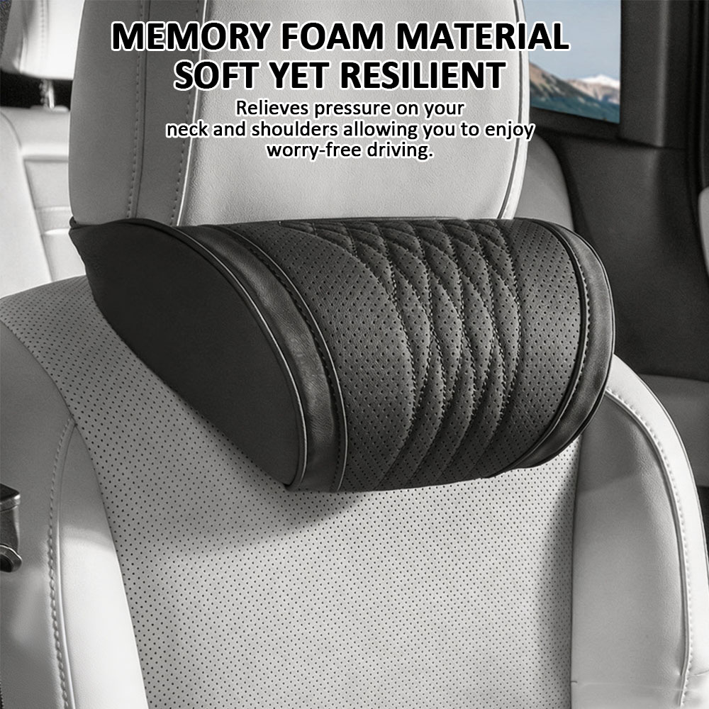 Cojín de Espuma Viscoelástica  - Memory Foam Car Neck Pillow Lumbar Support reseña y precio