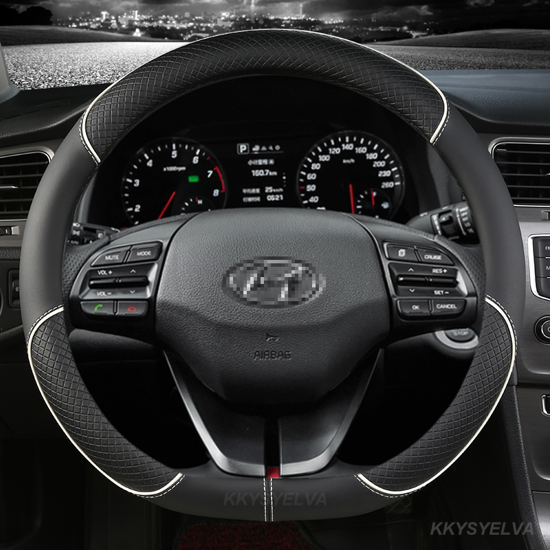 Cubierta de cuero de microfibr - Car Steering Wheel Cover Anti Slip Breathable reseña y precio