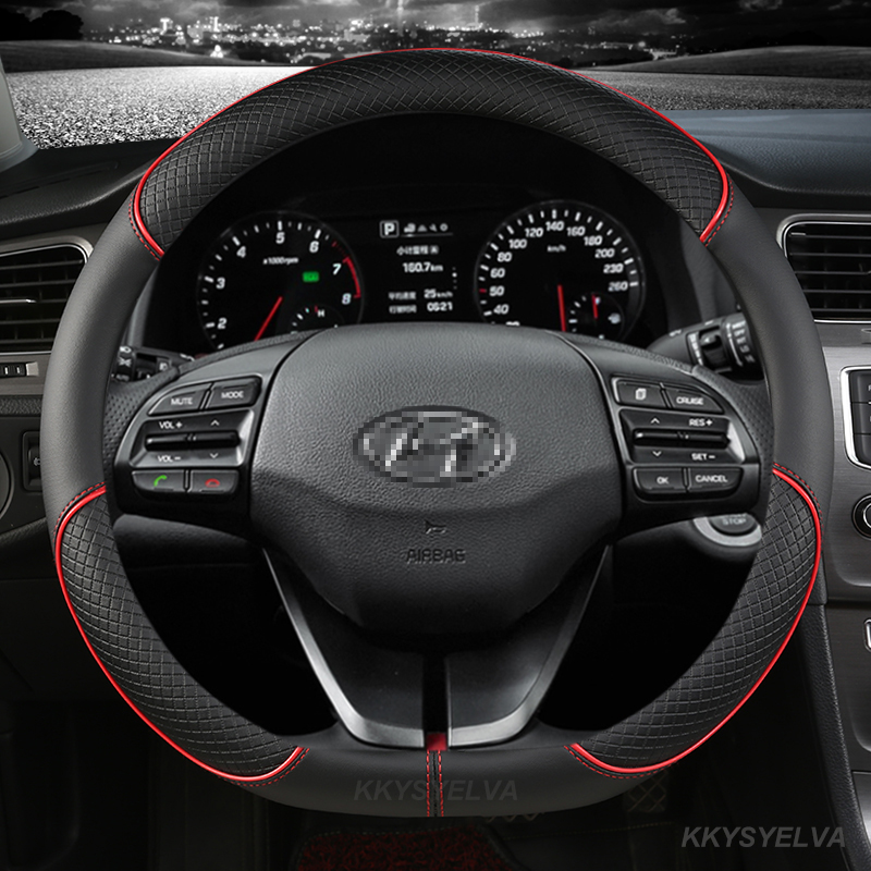 Cubierta de cuero de microfibr - Car Steering Wheel Cover Anti Slip Breathable reseña y precio