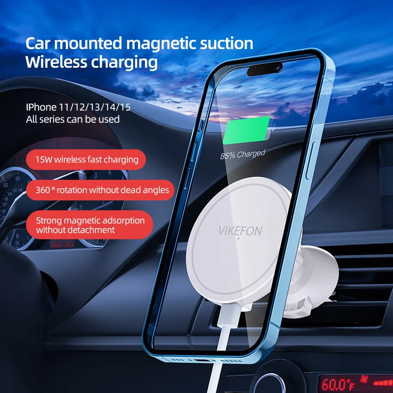 Cargador Inalámbrico Magnético - Magnetic Phone Holder For Car Vent reseña y precio