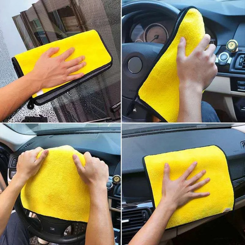 Paños de Microfibra Gruesos de - Microfiber Car Drying Towel Super Absorbent reseña y precio