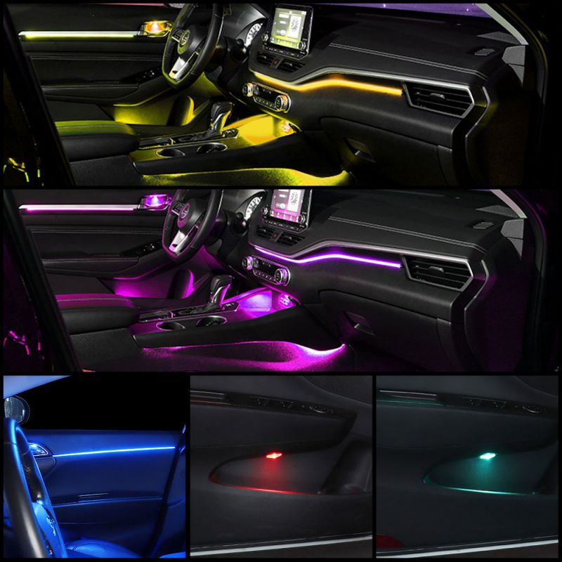 Luces LED Ambientales para el  - Led Ambient Interior Car Lights App Control reseña y precio