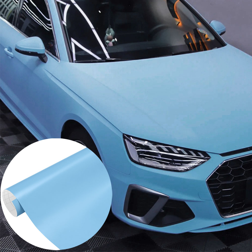 Vinilo Adhesivo Mate Azul Clar - Anti Glare Car Rearview Mirror Film reseña y precio