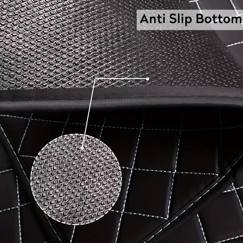 Alfombrillas universales de cu - Car Floor Mats Universal Waterproof Leather reseña y precio