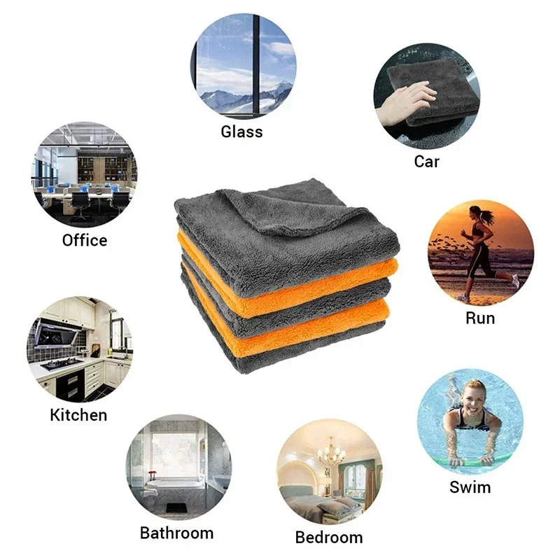 1-3 Toallas de Microfibra Tren - Microfiber Car Drying Towel Super Absorbent reseña y precio