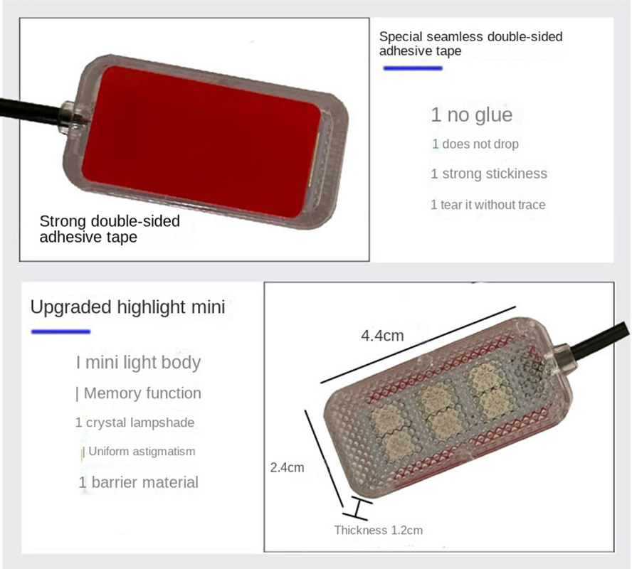 Luz LED de neón de doble contr - Led Ambient Interior Car Lights App Control reseña y precio