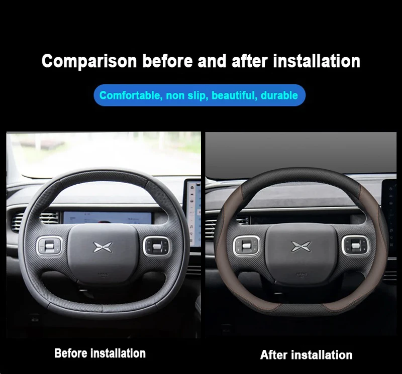 Protector para volante de coch - Car Steering Wheel Cover Anti Slip Breathable reseña y precio