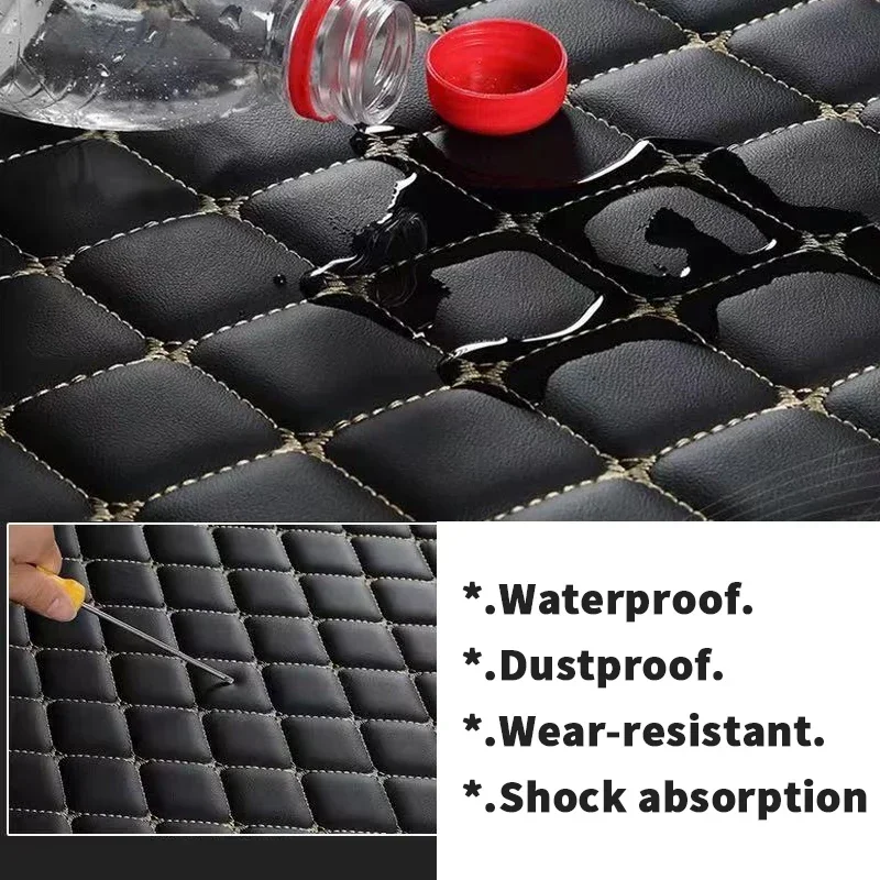 Alfombrillas de cuero Para coc - Car Floor Mats Universal Waterproof Leather reseña y precio