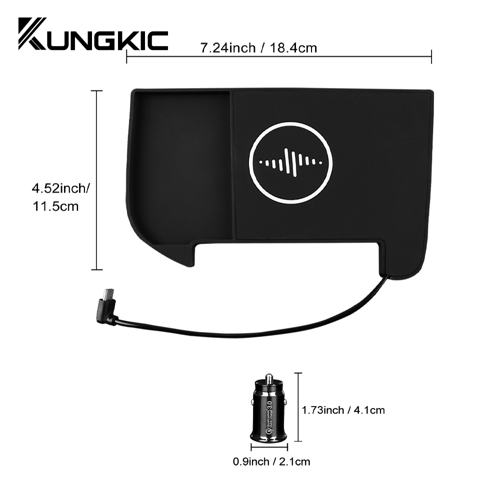 Cargador Inalámbrico para Auto - Wireless Car Charger Mount Fast Charging reseña y precio