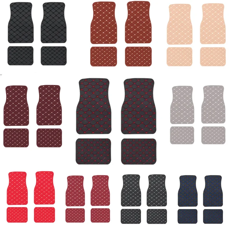 Alfombrillas para el suelo del - Car Floor Mats Universal Waterproof Leather reseña y precio
