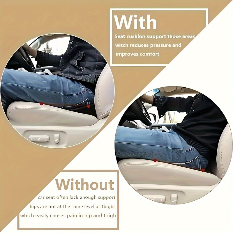 Cojín de Asiento de Coche 2 en - Memory Foam Car Neck Pillow Lumbar Support reseña y precio