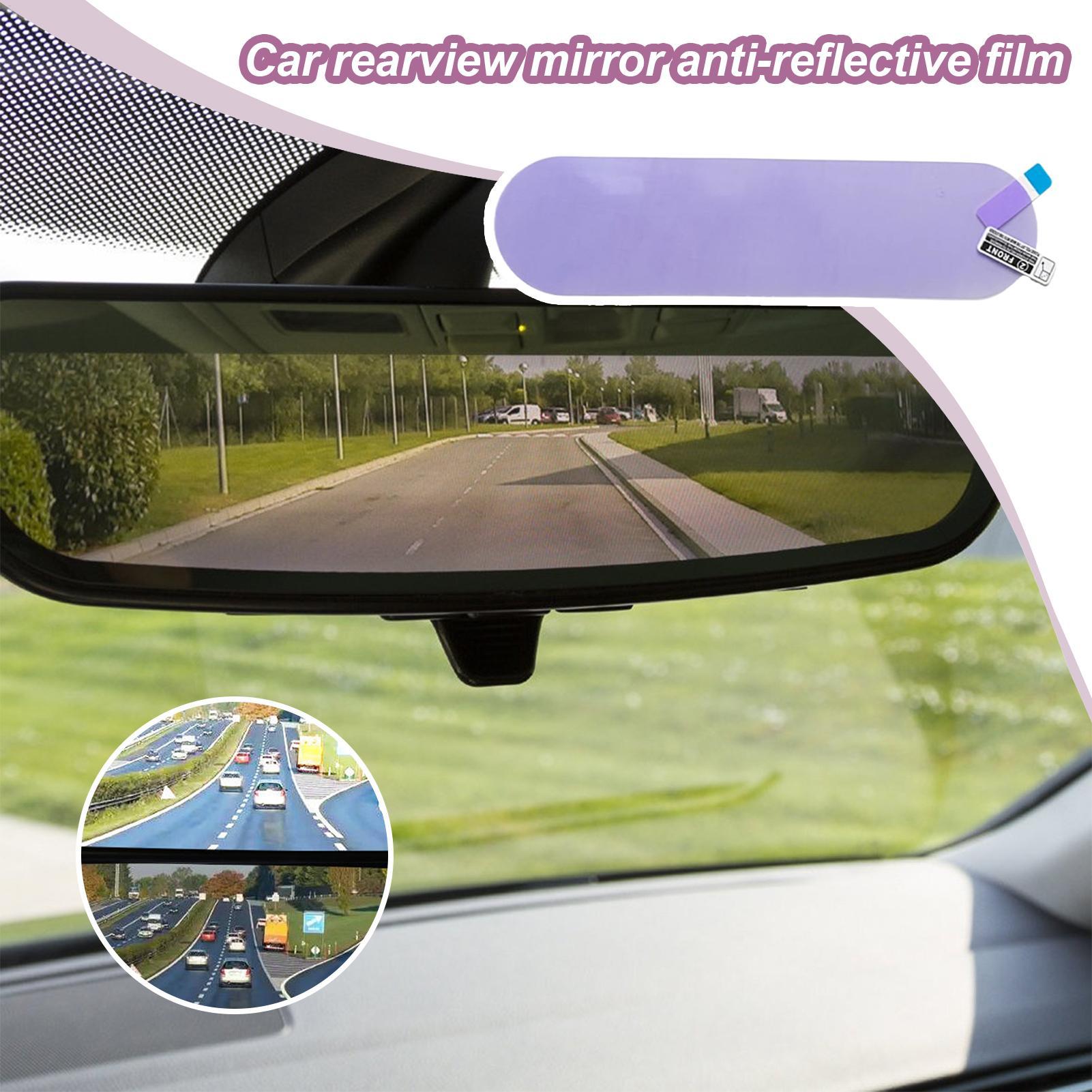 Película adhesiva antideslumbr - Anti Glare Car Rearview Mirror Film reseña y precio
