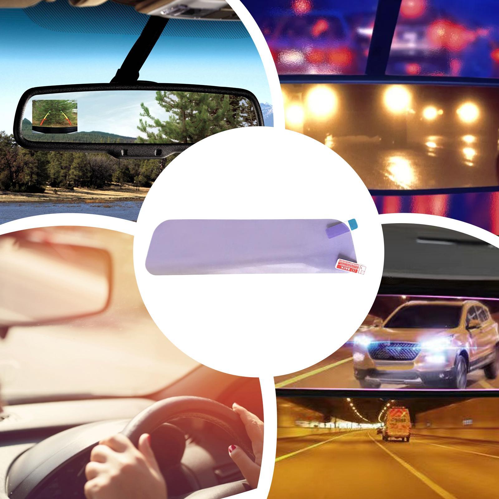 Película adhesiva antideslumbr - Anti Glare Car Rearview Mirror Film reseña y precio