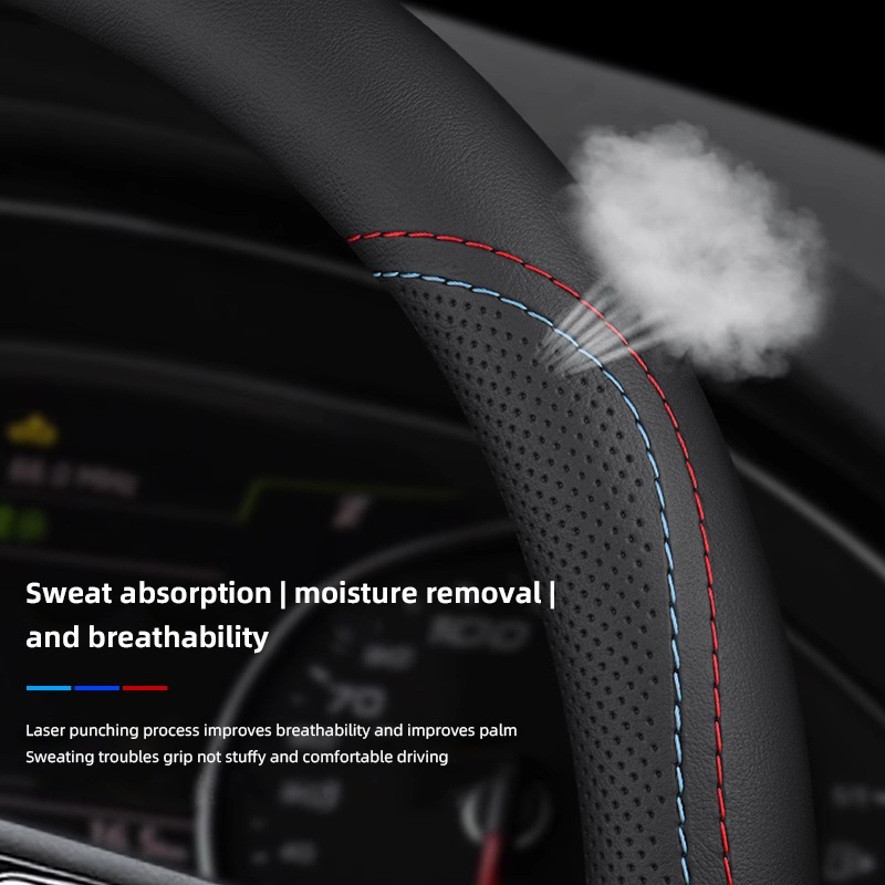 1 Pieza de Funda para Volante  - Car Steering Wheel Cover Anti Slip Breathable reseña y precio
