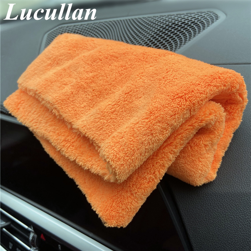 Lucullan 40x40cm naranja toall - Microfiber Car Drying Towel Super Absorbent reseña y precio