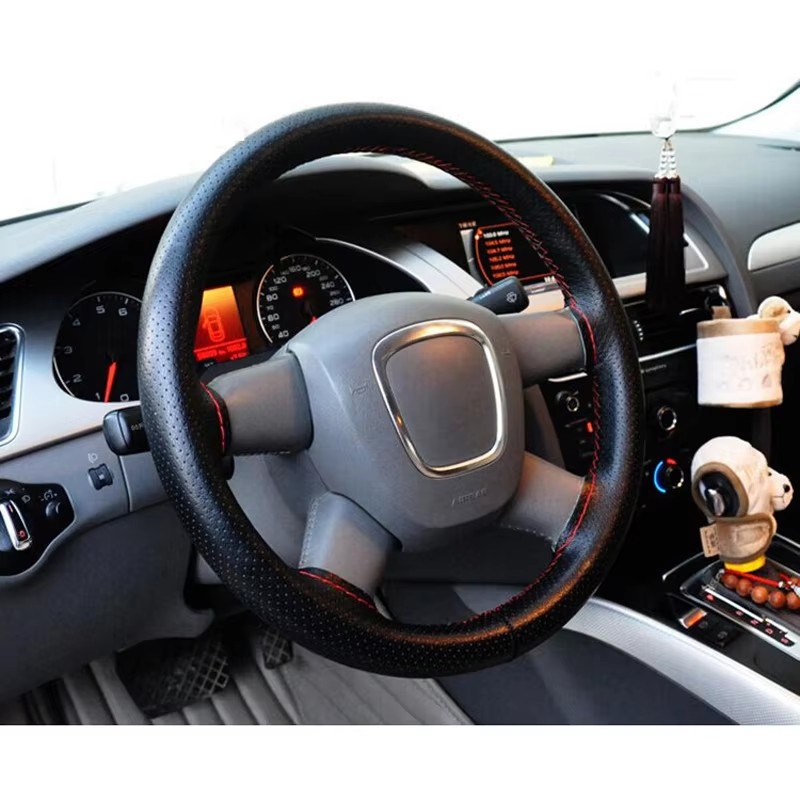 Nuevo 36 38 40cm protector par - Car Steering Wheel Cover Anti Slip Breathable reseña y precio